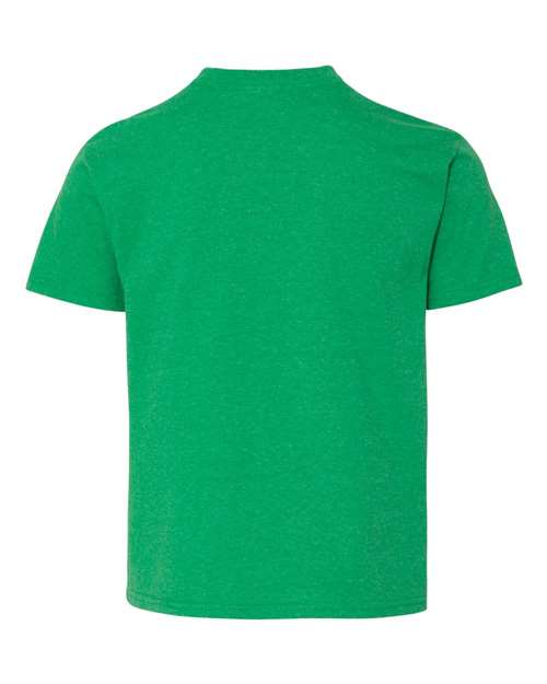 JERZEES Dri-Power® Youth 50/50 T-Shirt 29BR - Irish Green Heather