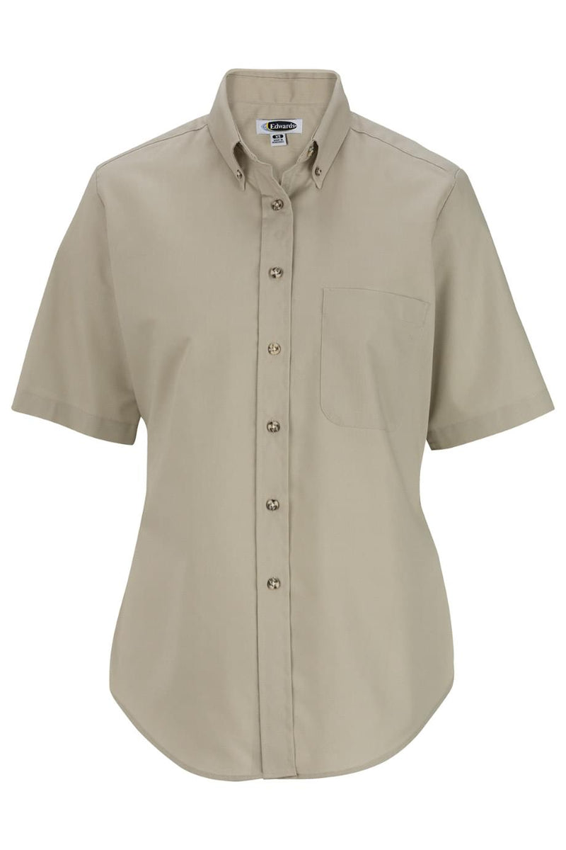 Edwards Easy Care Poplin Short Sleeve Ladies Shirt [