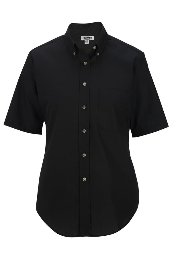 Edwards Easy Care Poplin Short Sleeve Ladies Shirt [#5230].  Live Chat for Bulk Discounts