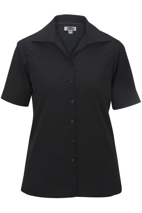 Edwards Lightweight Poplin Short Sleeve Ladies Shirt [#5245].  Live Chat for Bulk Discounts