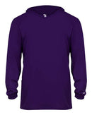 Badger Youth B-Core Long Sleeve Hooded T-Shirt 2105