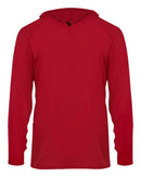 Badger Youth B-Core Long Sleeve Hooded T-Shirt 2105