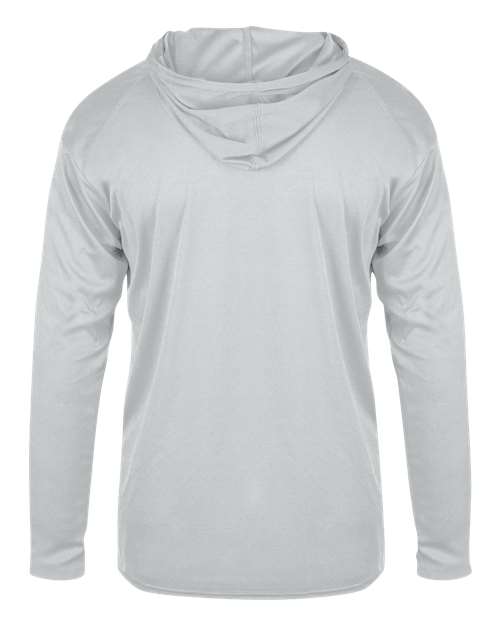Badger Youth B-Core Long Sleeve Hooded T-Shirt 2105