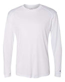 Badger Ultimate SoftLock™ Long Sleeve T-Shirt 4004 - White