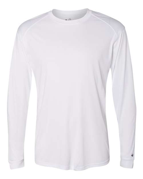 Badger Ultimate SoftLock™ Long Sleeve T-Shirt 4004 - White