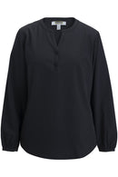 Edwards Open V Neck Ladies Blouse [