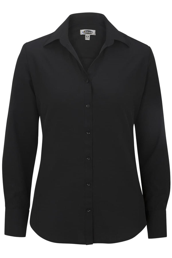 Edwards Ladies Batiste Long Sleeve Blouse [#5293].  Live Chat for Bulk Discounts