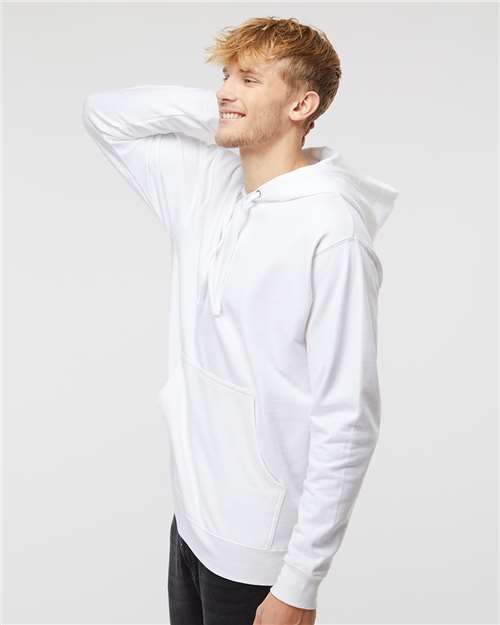 Independent Trading Co. Midweight Hooded Sweatshirt SS4500 - White