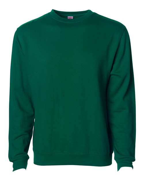 Independent Trading Co. Midweight Crewneck Sweatshirt SS3000 - Dark Green