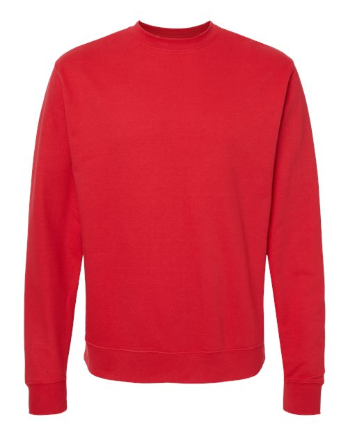 Independent Trading Co. Midweight Crewneck Sweatshirt SS3000 - Red