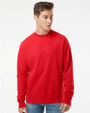 Independent Trading Co. Midweight Crewneck Sweatshirt SS3000 - Red