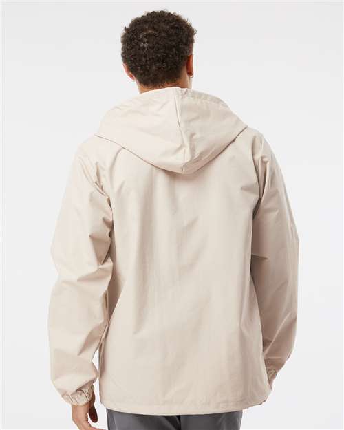 Independent Trading Co. Water-Resistant Hooded Windbreaker EXP95NB