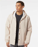 Independent Trading Co. Water-Resistant Hooded Windbreaker EXP95NB