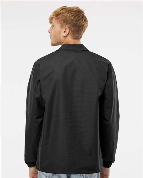 Independent Trading Co. Water-Resistant Windbreaker Coach’s Jacket EXP99CNB