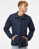 Independent Trading Co. Water-Resistant Windbreaker Coach’s Jacket EXP99CNB