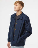 Independent Trading Co. Water-Resistant Windbreaker Coach’s Jacket EXP99CNB