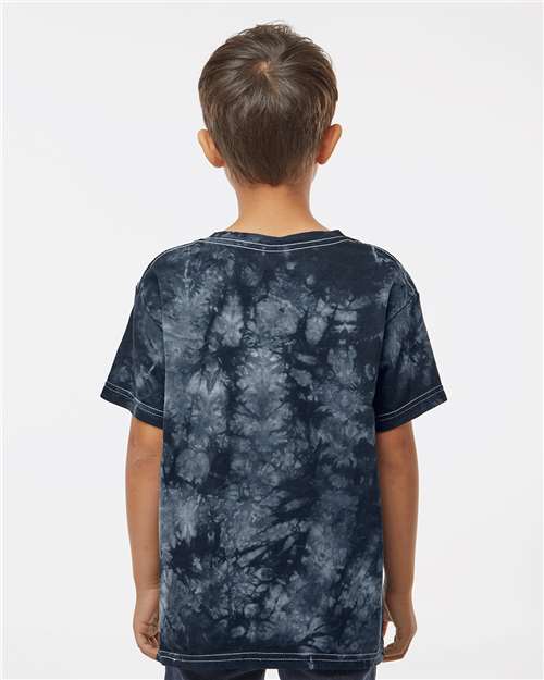 Dyenomite Youth Crystal Tie-Dyed T-Shirt 20BCR