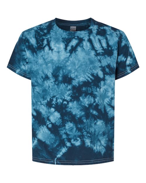 Dyenomite Youth Crystal Tie-Dyed T-Shirt 20BCR