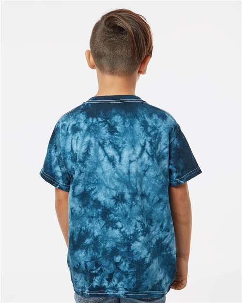 Dyenomite Youth Crystal Tie-Dyed T-Shirt 20BCR
