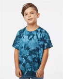 Dyenomite Youth Crystal Tie-Dyed T-Shirt 20BCR