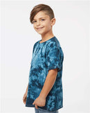 Dyenomite Youth Crystal Tie-Dyed T-Shirt 20BCR