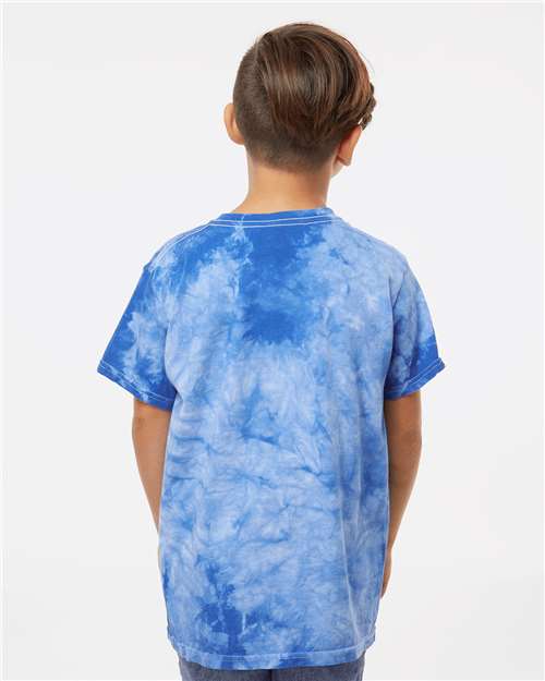 Dyenomite Youth Crystal Tie-Dyed T-Shirt 20BCR