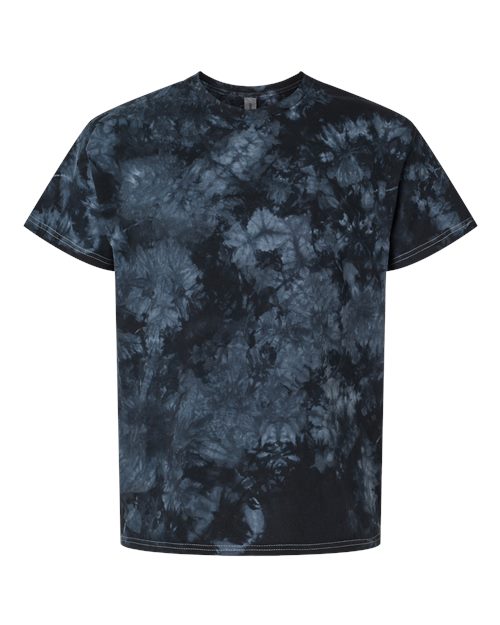 Dyenomite Crystal Tie-Dyed T-Shirt 200CR - Black Crystal