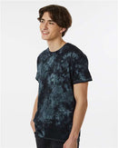 Dyenomite Crystal Tie-Dyed T-Shirt 200CR - Black Crystal