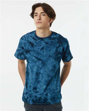 Dyenomite Crystal Tie-Dyed T-Shirt 200CR - Navy