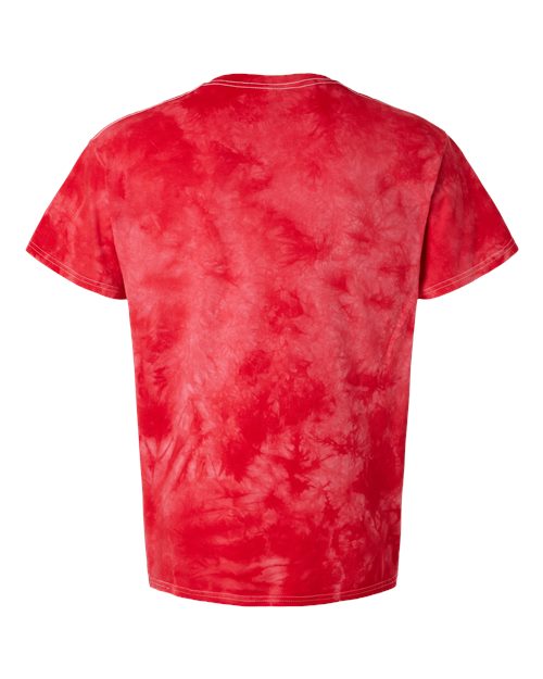 Dyenomite Crystal Tie-Dyed T-Shirt 200CR - Red