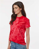 Dyenomite Crystal Tie-Dyed T-Shirt 200CR - Red