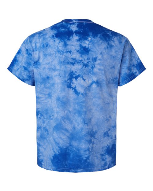 Dyenomite Crystal Tie-Dyed T-Shirt 200CR - Royal