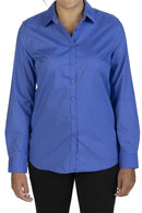 Edwards Ladies Long Sleeve Stretch Broadcloth Blouse [