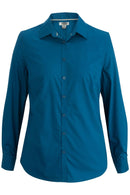 Edwards Ladies Long Sleeve Stretch Broadcloth Blouse [