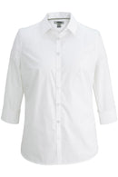 Edwards Ladies 3/4 Sleeve Stretch Broadcloth Shirt [