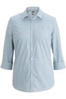 Edwards Ladies 3/4 Sleeve Stretch Broadcloth Shirt [