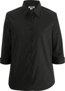 Edwards Essential Broadcloth Three Quarter Sleeve Ladies Shirt [