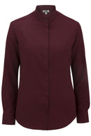 Edwards Ladies Batiste Banded Collar Shirt [