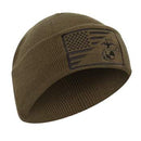 Rothco USMC Eagle, Globe and Anchor / US Flag Deluxe Fine Knit Watch Cap. Item