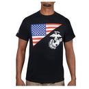 Rothco US Flag / USMC Eagle, Globe, & Anchor T Shirt. Item