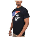 Rothco US Flag / USMC Eagle, Globe, & Anchor T Shirt. Item