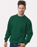 Bayside USA-Made Crewneck Sweatshirt 1102 - Hunter Green