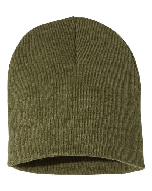 Bayside USA-Made 8½" Inch Knit Beanie 3810