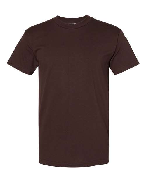 Bayside USA-Made Heavyweight T-Shirt 5100 - Chocolate