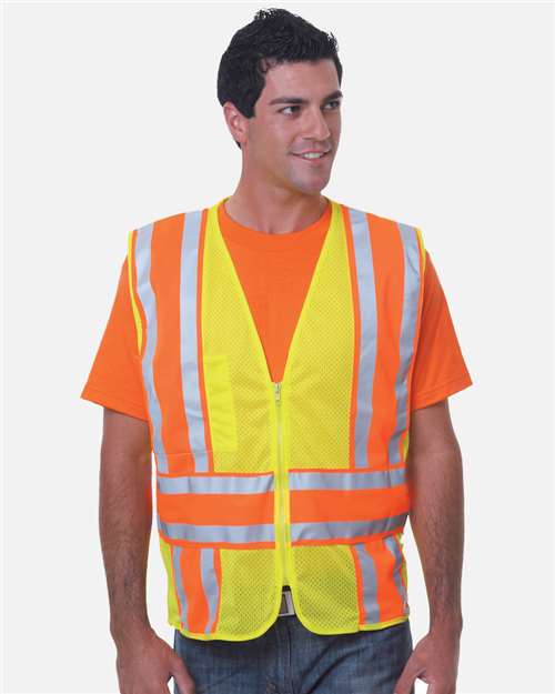 Bayside USA-Made ANSI Safety Mesh Vest 3787