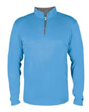 Badger B-Core Quarter-Zip Pullover 4102 - Columbia Blue/ Graphite