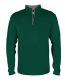 Badger B-Core Quarter-Zip Pullover 4102 - Forest/ Graphite