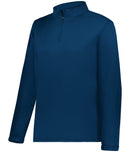 Augusta Sportswear Wicking Fleece Quarter-Zip Pullover 5507 - Navy