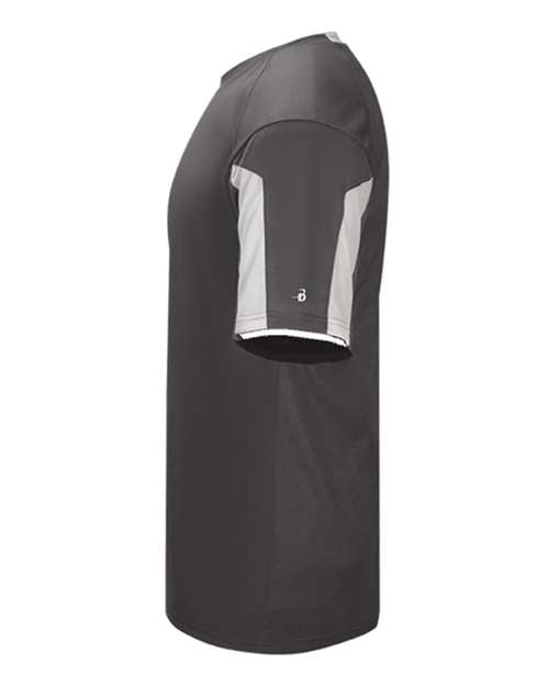 Badger Striker T-Shirt 4176 - Graphite/ White