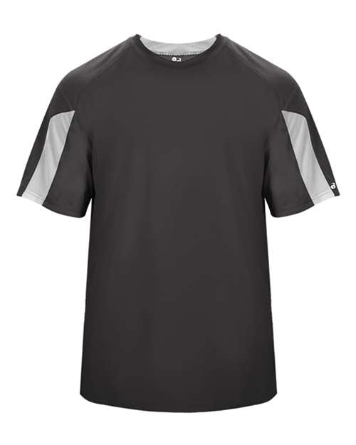 Badger Striker T-Shirt 4176 - Graphite/ White